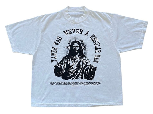 "NEVER WAS A REGULAR MAN" TEE